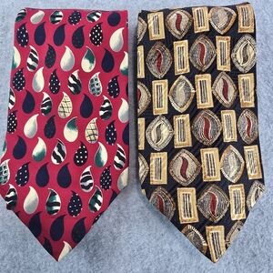 Vintage Robert Talbott For Nordstrom Pair Of Silk Ties